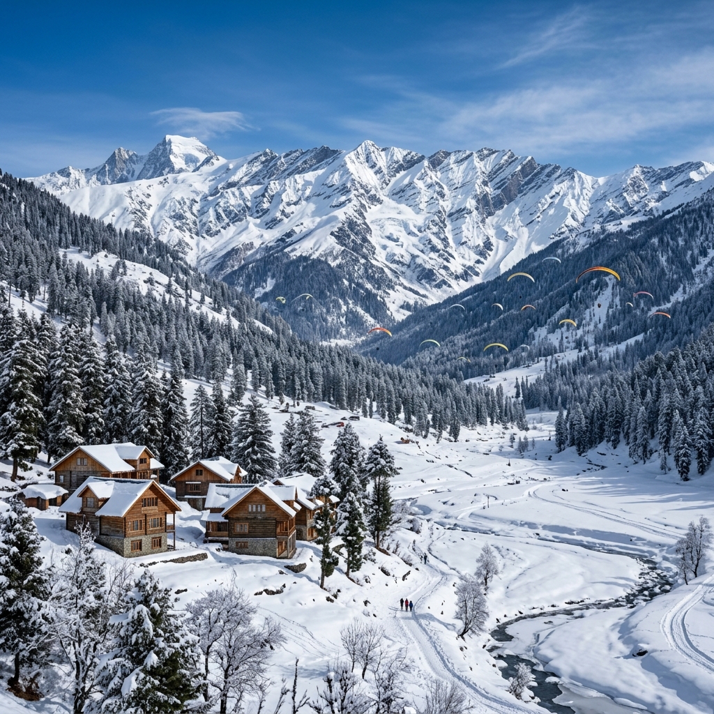 Manali Snow Adventure & Solang Valley Paragliding